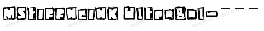 MStiffHeiHK UltraBol字体转换